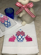 Load image into Gallery viewer, Ginger Jar and Bunnies Towel