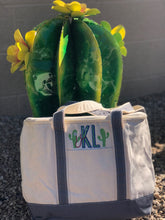 Load image into Gallery viewer, Soft Sided Canvas Cooler Tote Monogramed