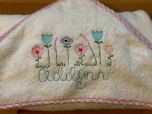 Load image into Gallery viewer, Baby Hooded Towel Gingham piping