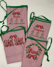 Load image into Gallery viewer, Personalized Christmas Grandmas Cookies Kitchen Towel or Apron