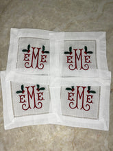Load image into Gallery viewer, Shirley Font Cocktail Napkin with or without motif
