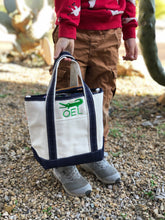 Load image into Gallery viewer, Canvas Open Top Tote