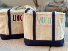 Load image into Gallery viewer, Soft Sided Canvas Cooler Tote Monogramed