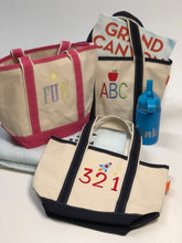 Load image into Gallery viewer, Canvas Open Top Tote