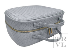 Load image into Gallery viewer, Large Cosmetic Case with inner poufs - woven and provence pattern
