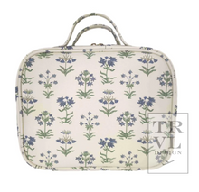 Load image into Gallery viewer, Large Cosmetic Case with inner poufs - woven and provence pattern
