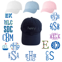 Load image into Gallery viewer, Child&#39;s Monogramed hat
