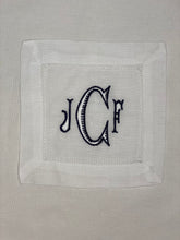 Load image into Gallery viewer, Personalized Cocktail Napkins Baroque Monogram
